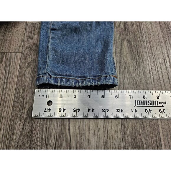 (3/$35) Wild Fable Womens Size 6 High Rise Distressed Denim Blue Mom Jeans - Picture 11 of 11